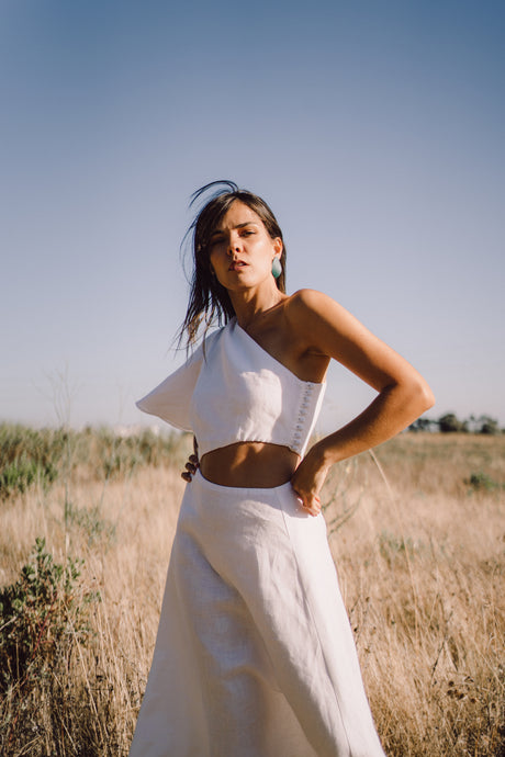 MATILDA Dress - Optical white